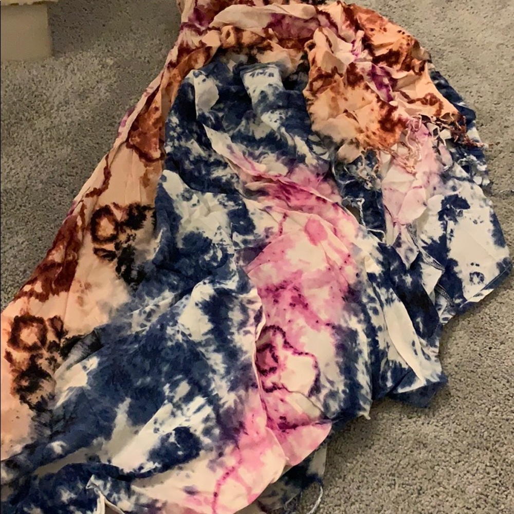 Tie dye beach wrap